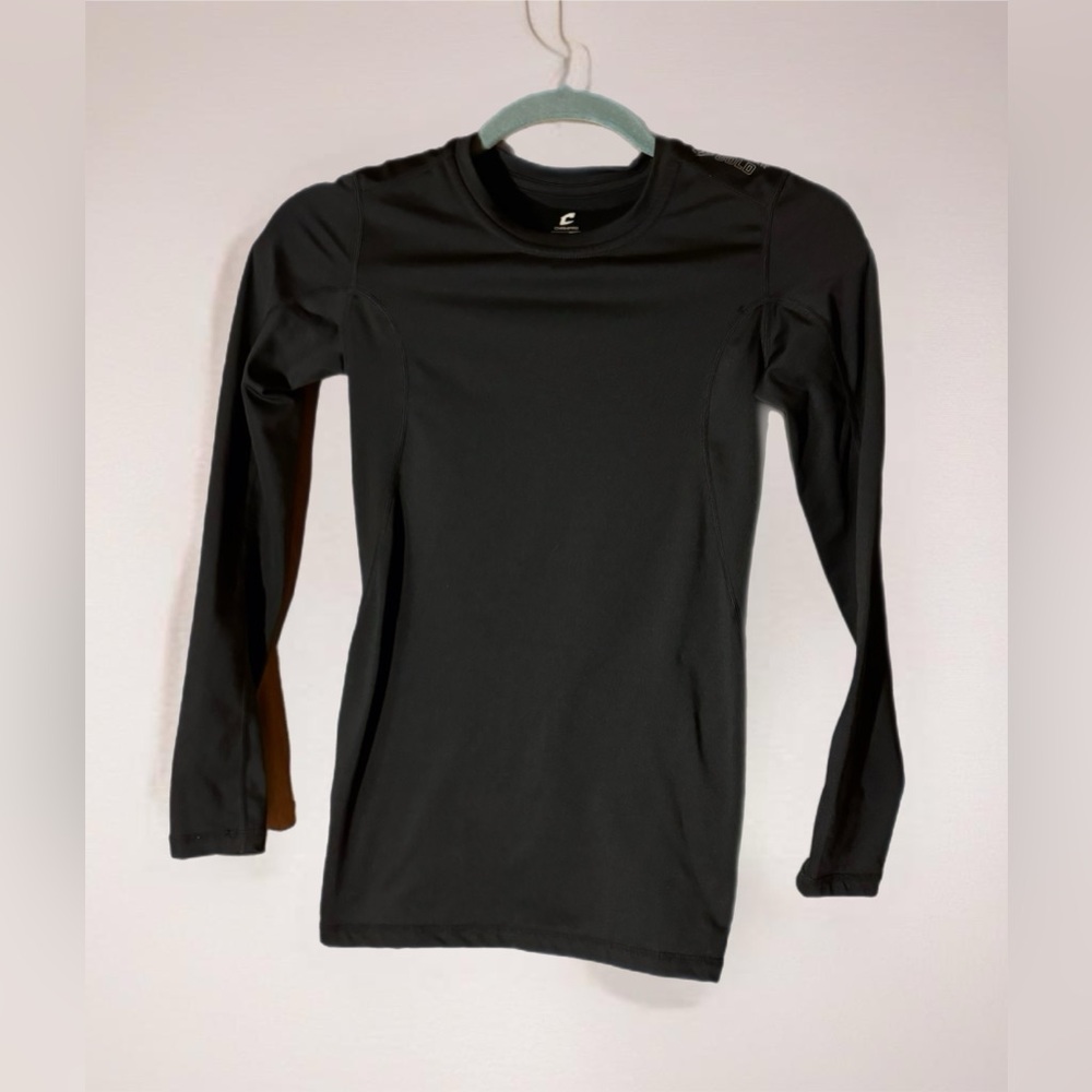 CHAMPRO Youth Cold Weather Compression Long Sleeve Crew Neck Shirt, Large